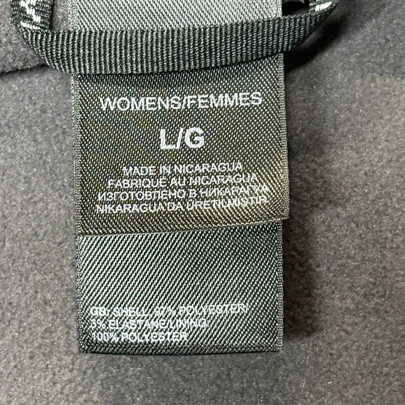 The North Face Apex Bionic Jacket Womens XL Gray Floral Windproof Softshell - Picture 7 of 16